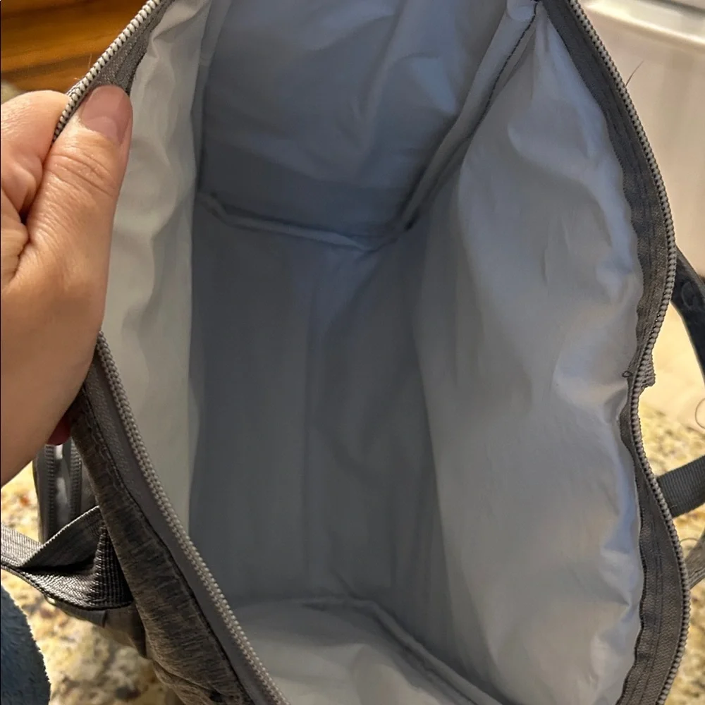 Gray small baby diaper Bag with packets compartments - Picture 4 of 8